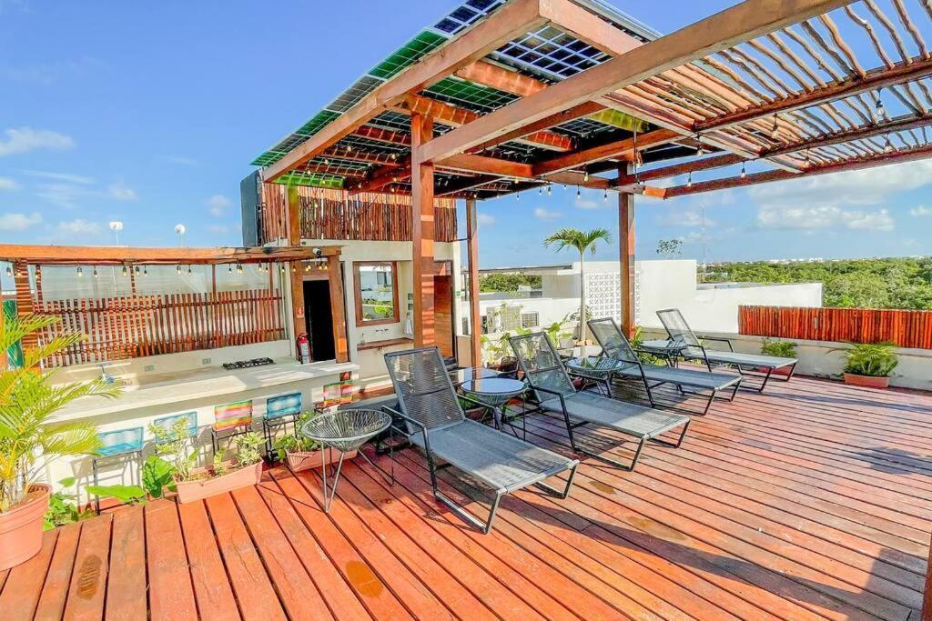 Ferienwohnung Eco-Friendly And Modern Loft 4 By Noox Tulum Exterior foto