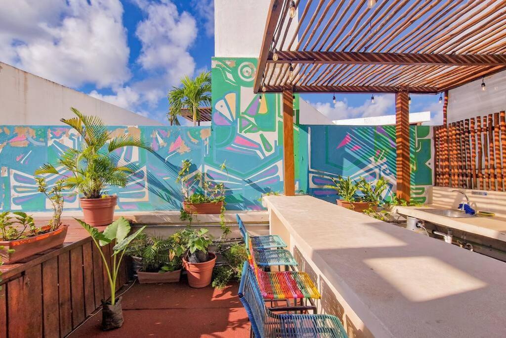 Ferienwohnung Eco-Friendly And Modern Loft 4 By Noox Tulum Exterior foto