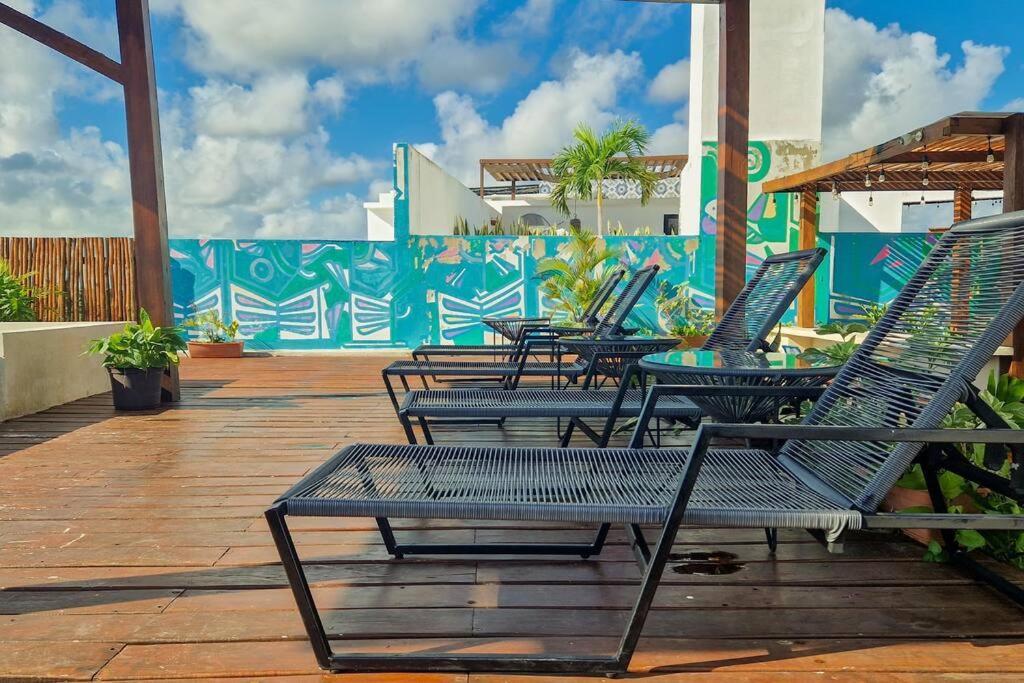 Ferienwohnung Eco-Friendly And Modern Loft 4 By Noox Tulum Exterior foto
